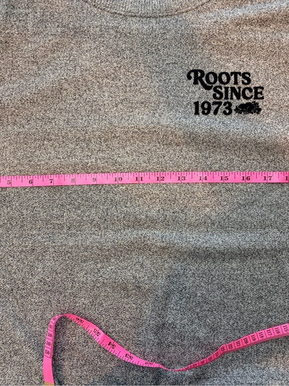 ❤️Roots Since 1973 Cabin Crewneck Colorblock Sweatshirt Size Small Oversized - Picture 7 of 7